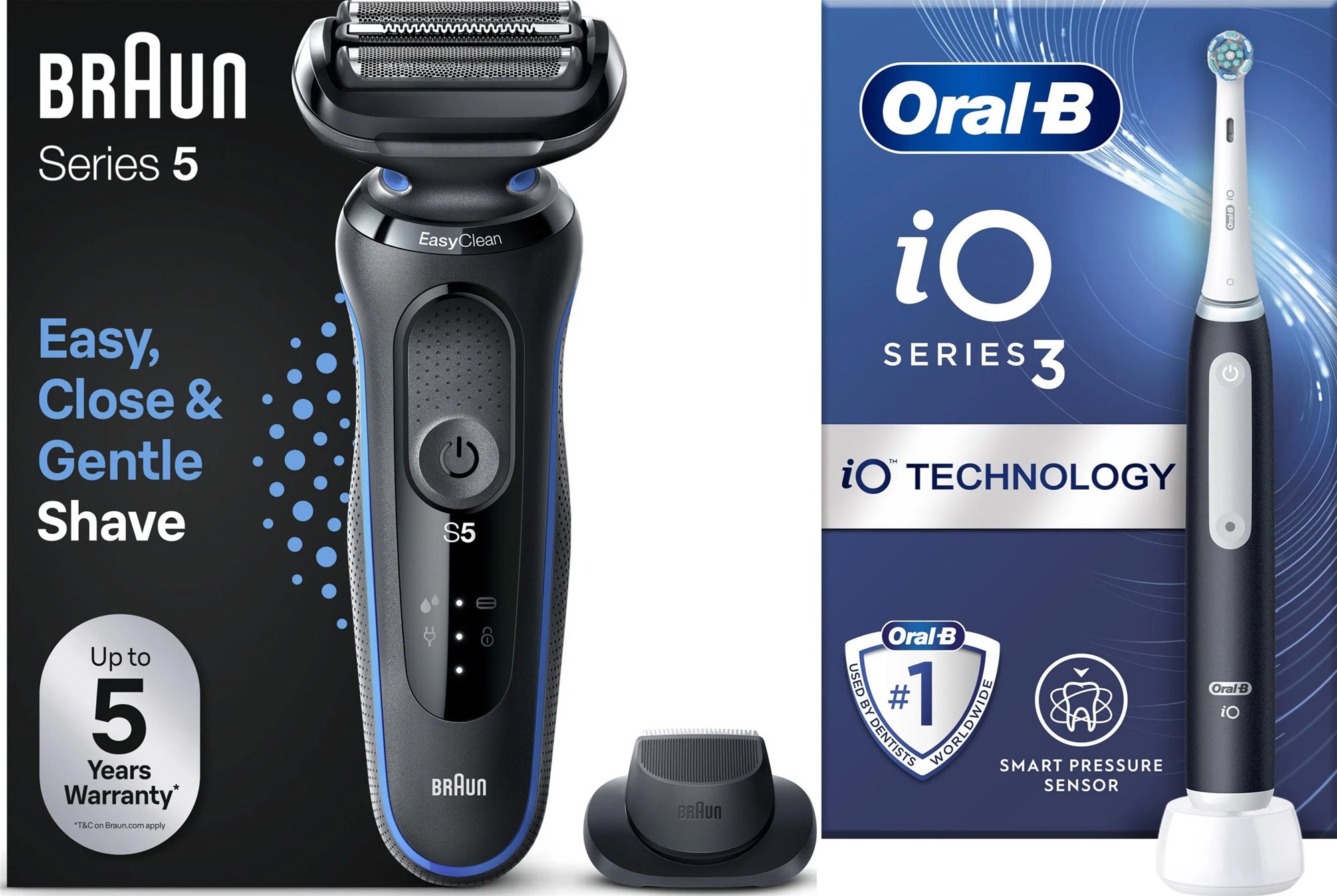 Braun Series 5 51-B1200s + Oral-B iO 3 čierna