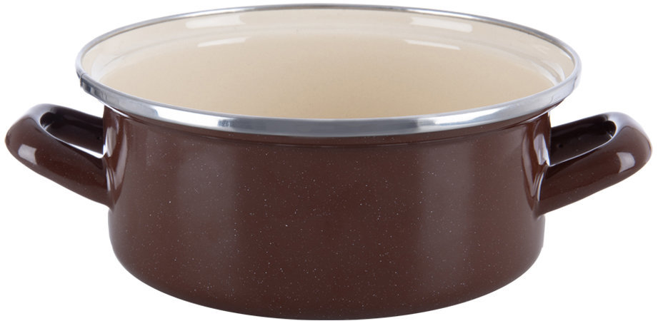 Orion Kastról smalt BROWN Lem 2,2 l