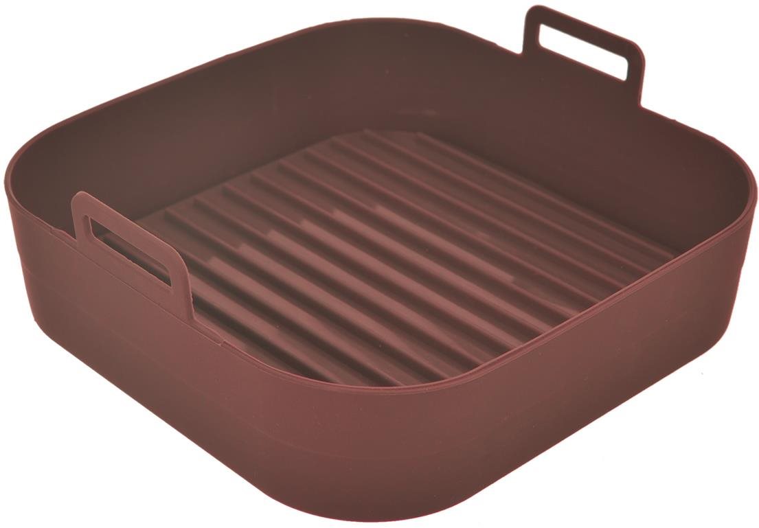 ORION Silikónová forma do teplovzdušnej fritézy 17,5 × 17,5 hnedá