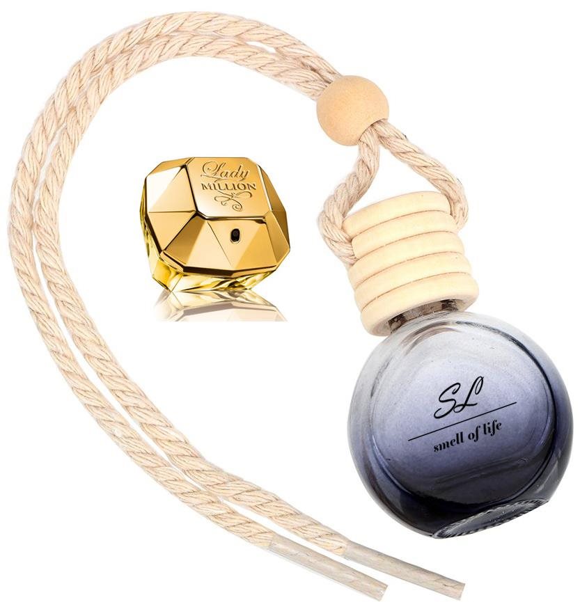 Smell of Life Luxusná vôňa do auta inšpirovaná vôňou parfumu PACO RABANNE Lady Million 10 ml