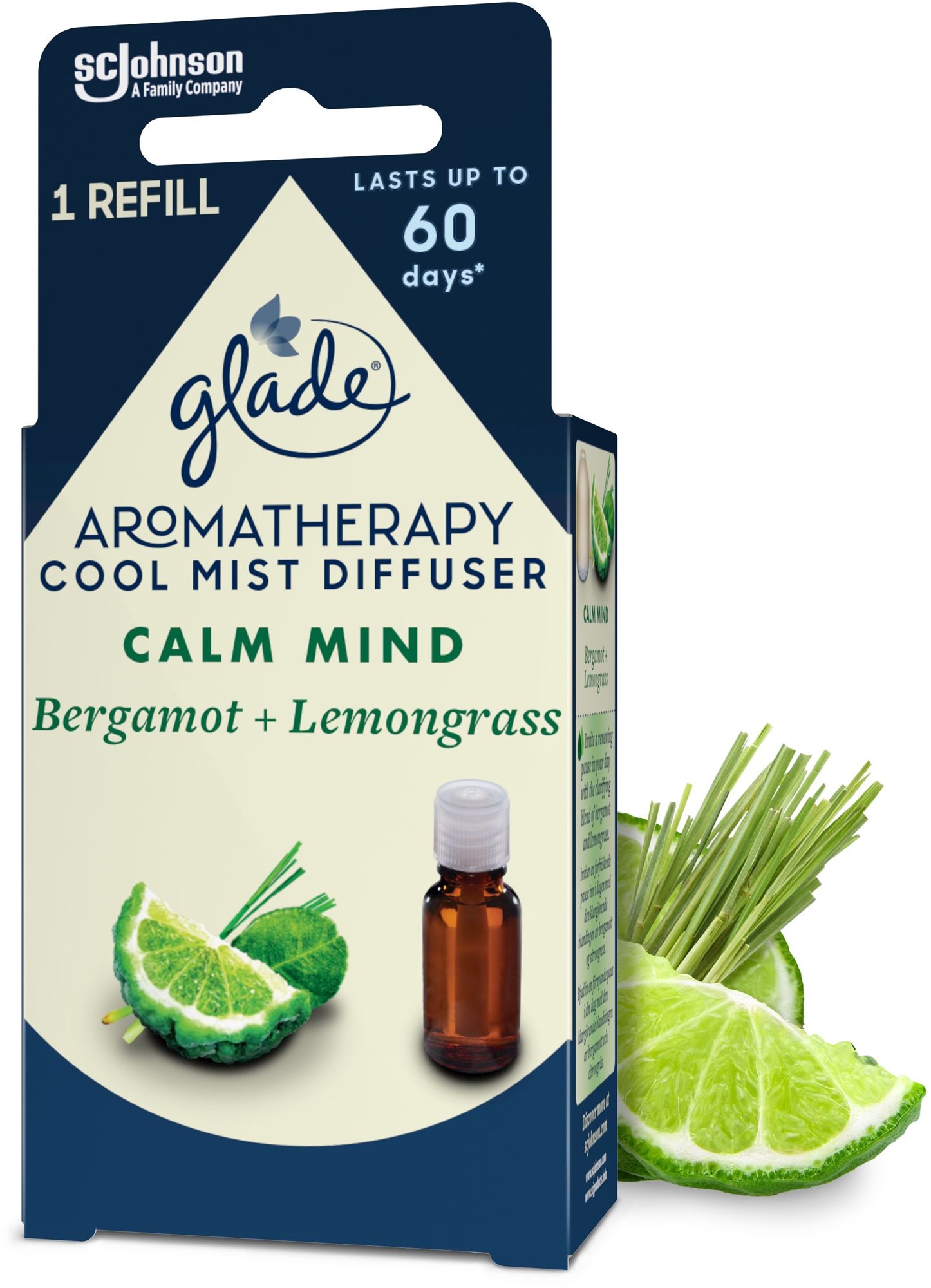 GLADE Aromatherapy Cool Mist Diffuser Calm Mind, náplň 17,4 ml
