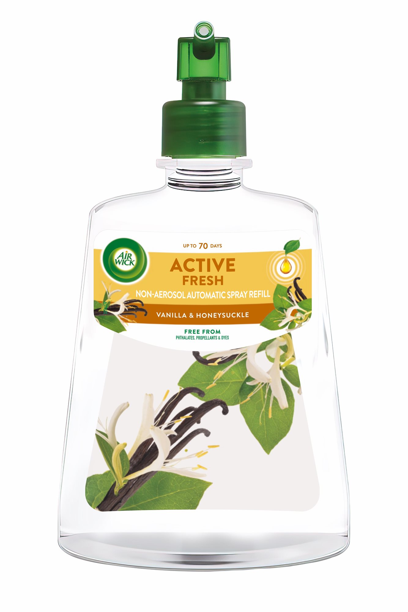 Air Wick Active Fresh Automatic náplň Vanilka & Zemolez 228 ml