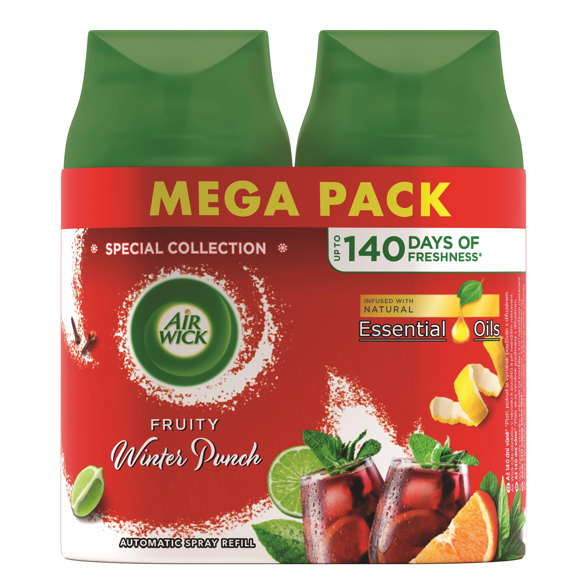 AIR WICK Freshmatic náplň DUO Zimný punč 2× 250 ml