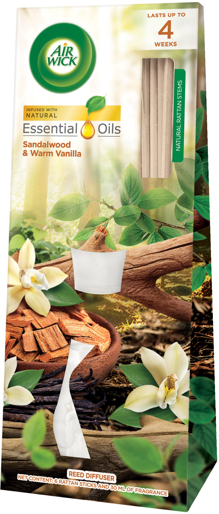 AIR WICK Santalové drevo a vanilka 30 ml