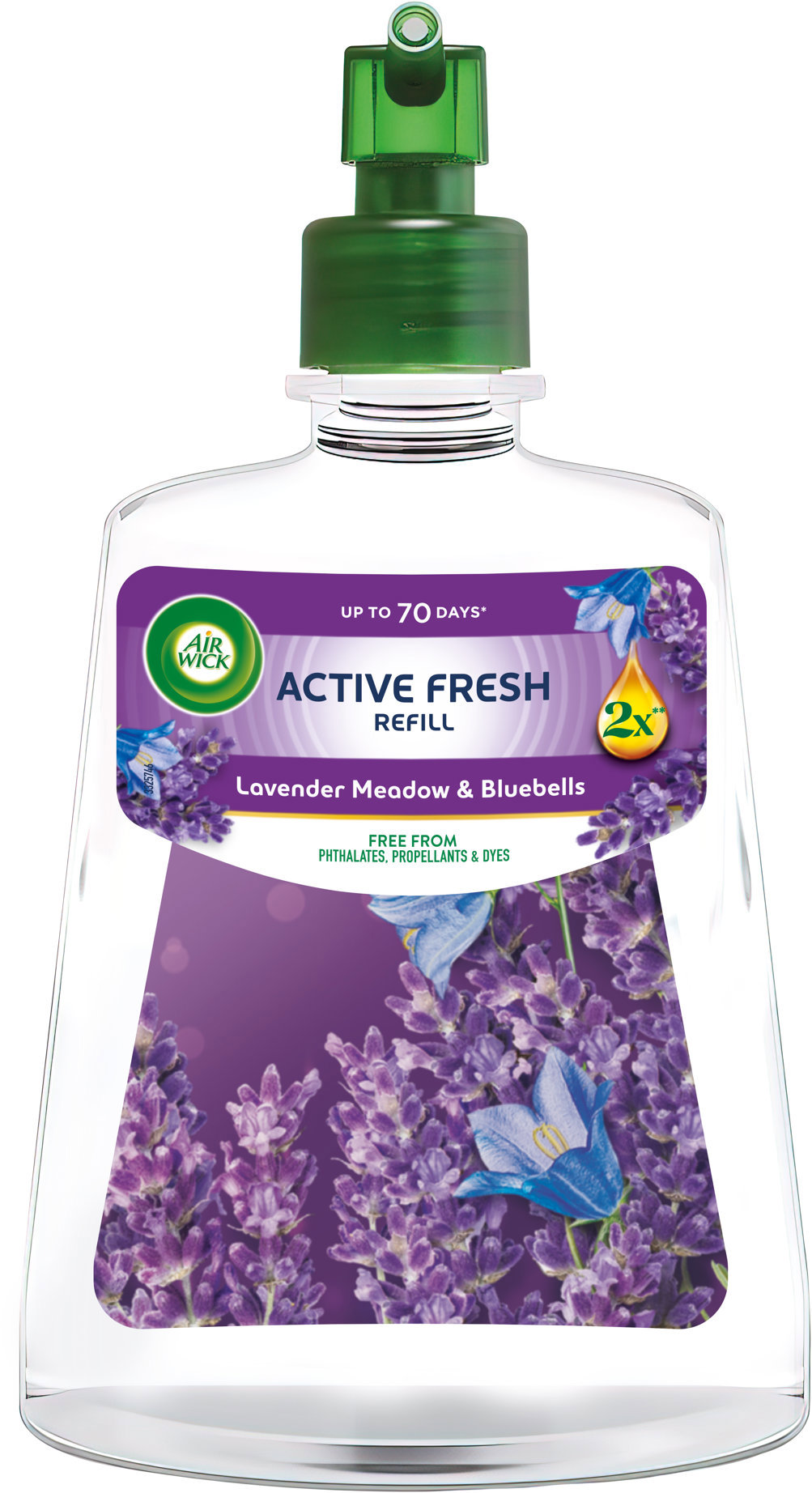 AIR WICK Active Fresh Automatic náplň Levanduľová lúka a modré kvietky 228 ml