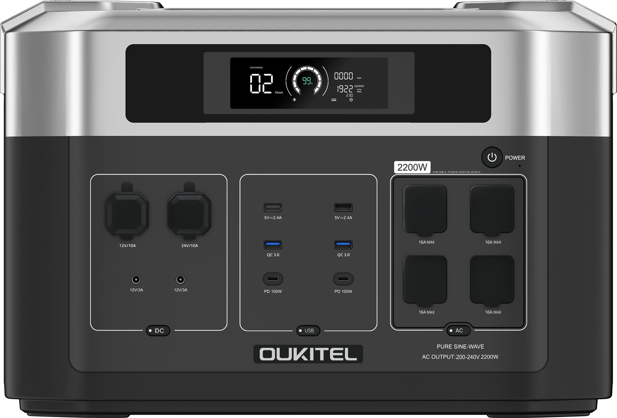 Oukitel Expandable Power Station 2048 Wh