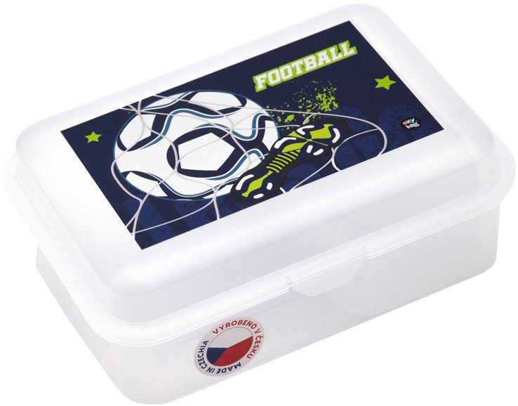 Oxybag Box na desiatu s priehradkou Futbal