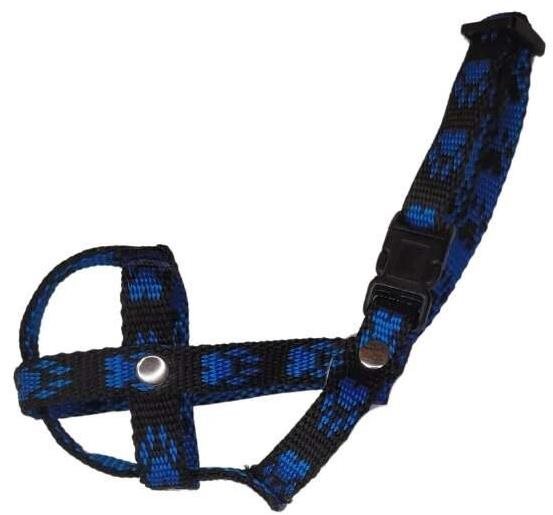 Palkar Nylonový náhubok pre psov veľ. 0 12 cm × 3 cm čierno-modrý