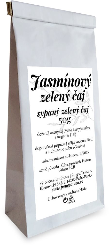 Pangea Tea zelený sypaný čaj Jazmínový, 50 g