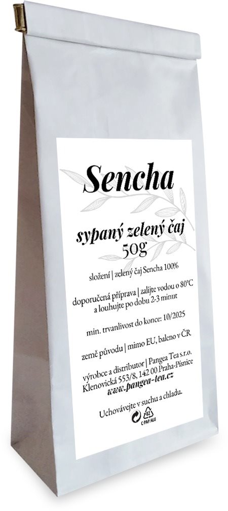 Pangea Tea zelený sypaný čaj Sencha 50 g