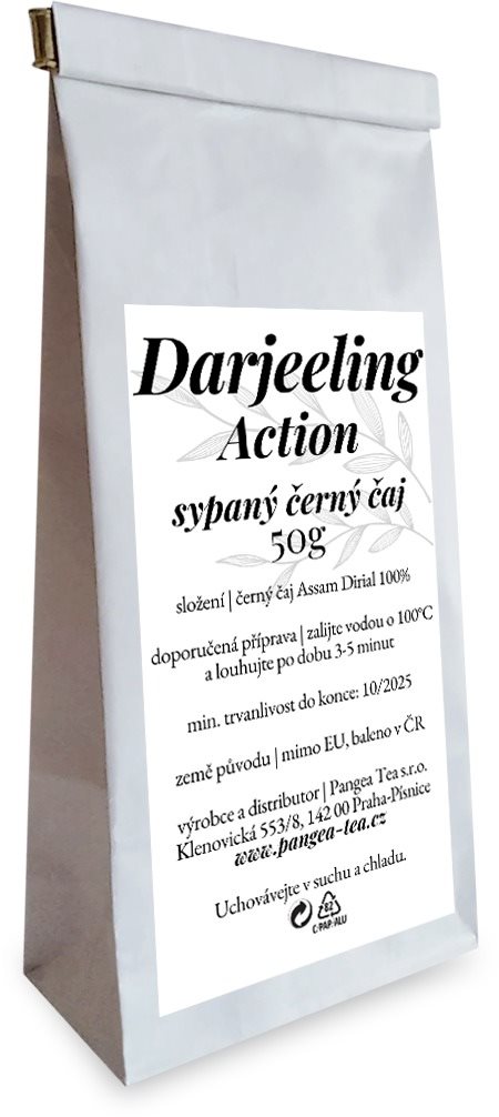 Pangea Tea čierny sypaný čaj Darjeeling Action 50 g