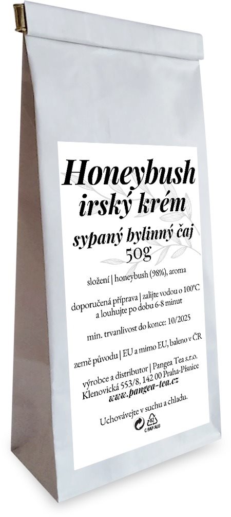 Pangea Tea sypaný čaj Honeybush írsky krém 50 g