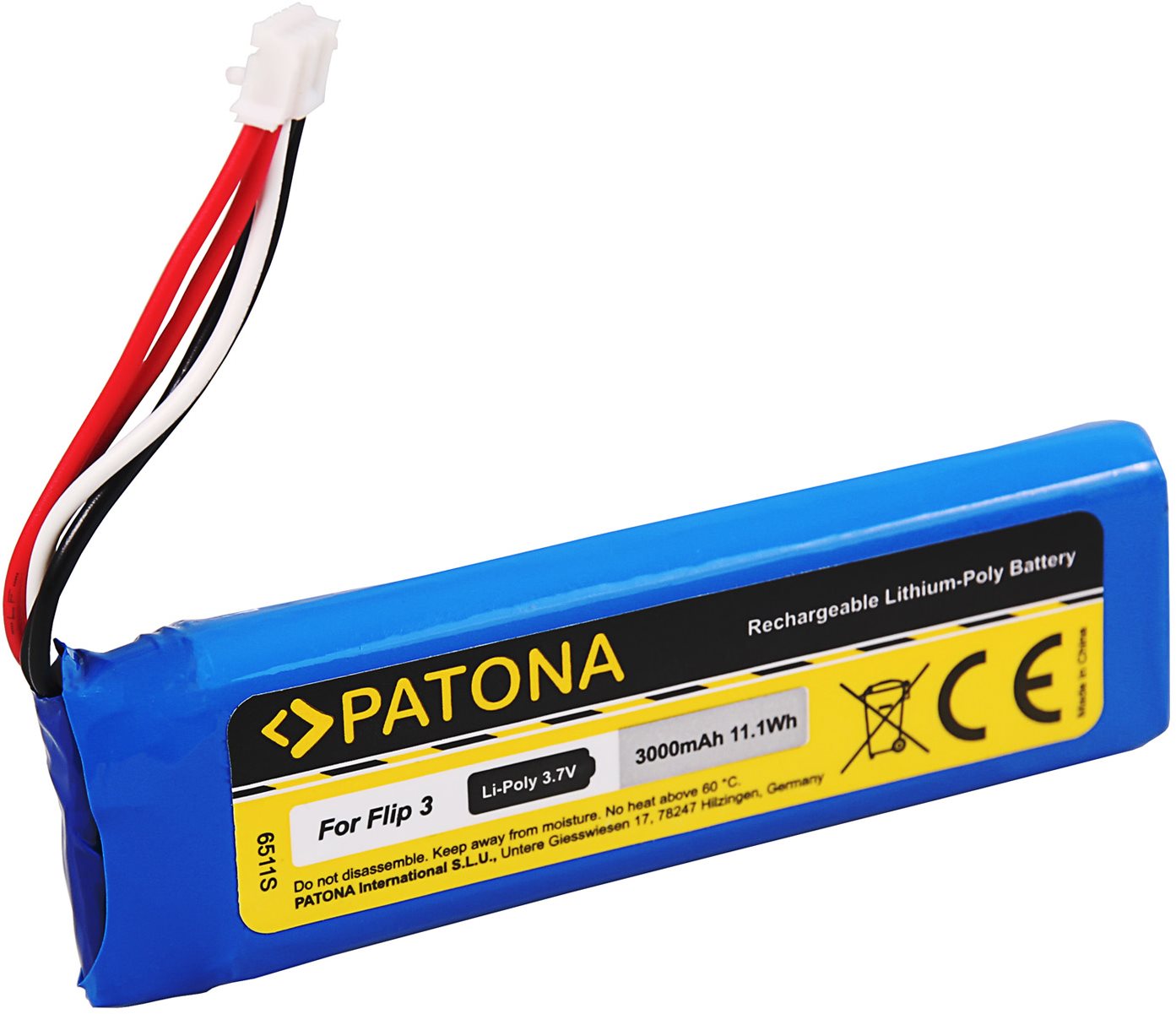 PATONA batéria pre reproduktor JBL Flip 3