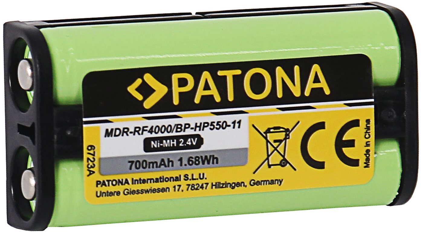 PATONA batéria pre slúchadlá Sony BP-HP550-11 700 mAh Ni-Mh 2,4 V MDR-RF4000