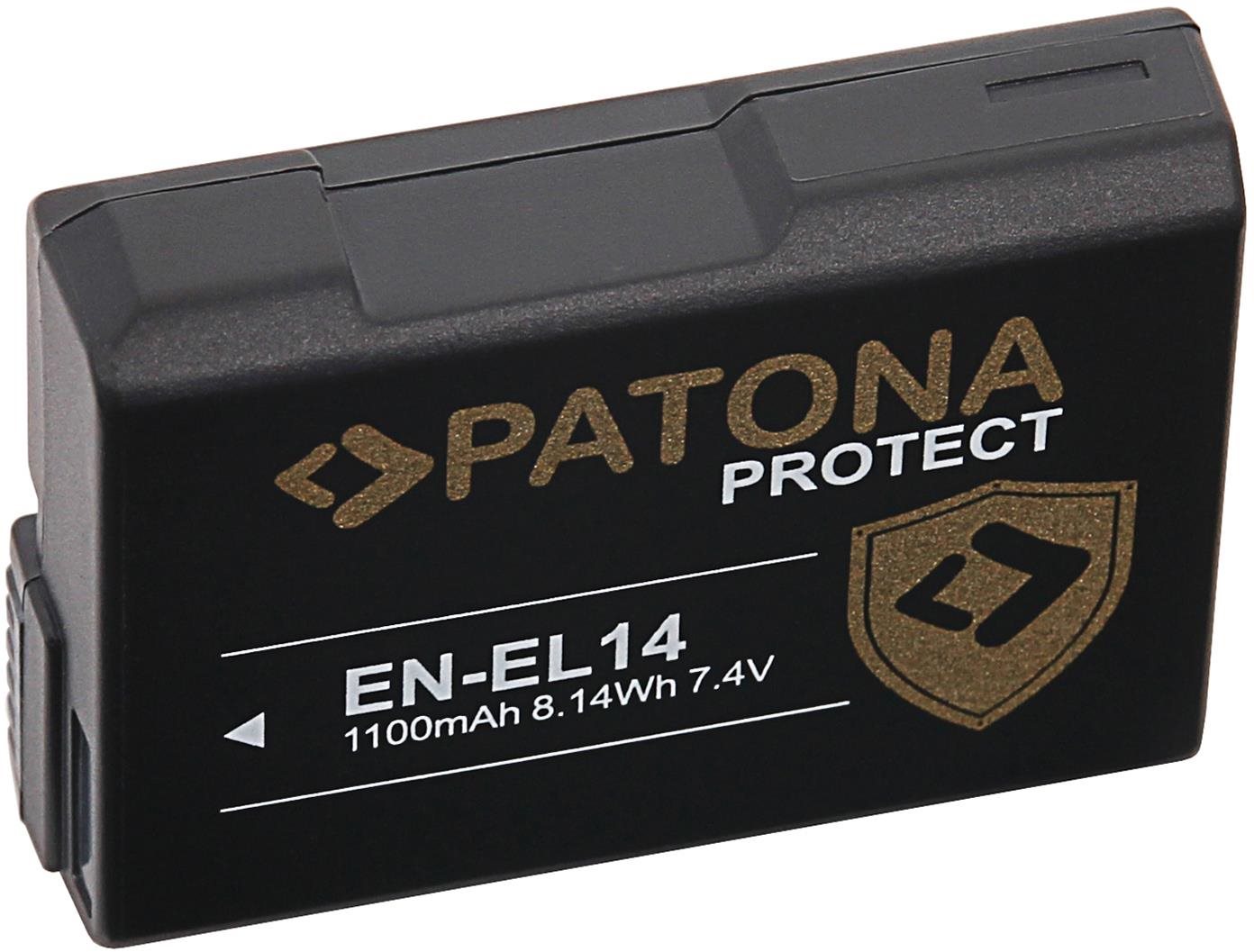 PATONA na Nikon EN-EL14 1100 mAh Li-Ion Protect