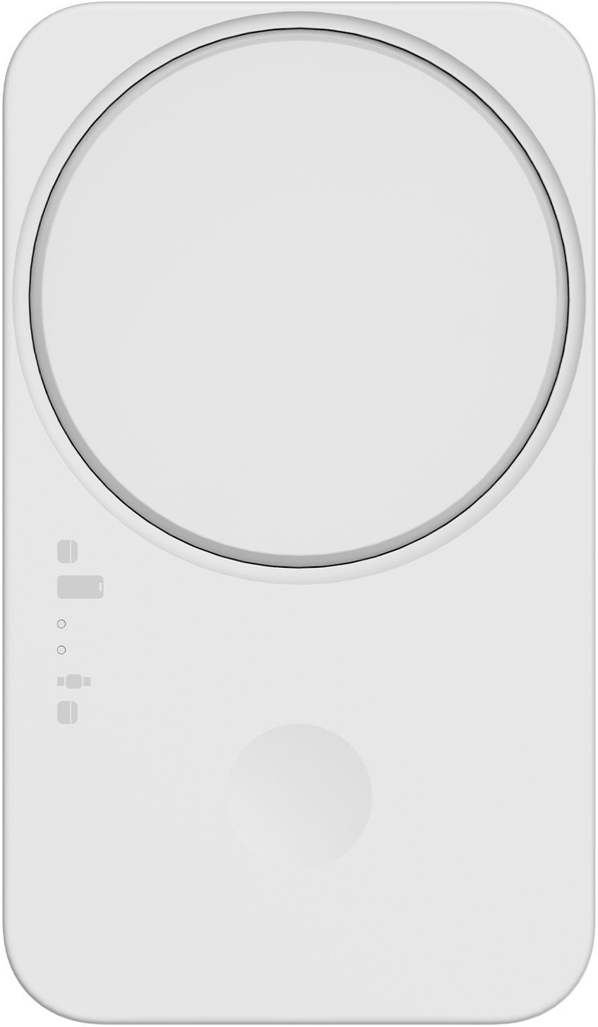 Eloop W9 15 W 2in1 Cooling Wireless Charger, white