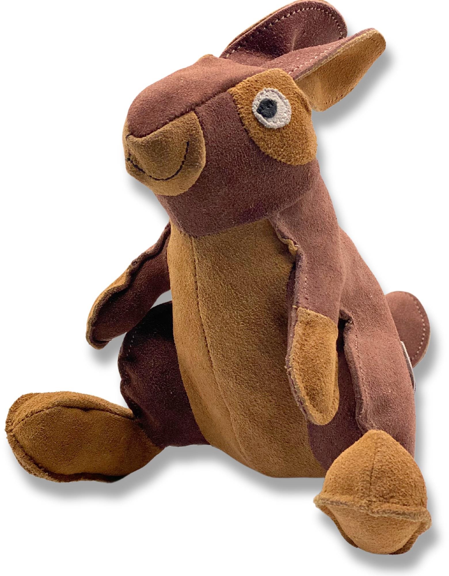 PafDog Zajac Karol z kože a juty 24,5 cm