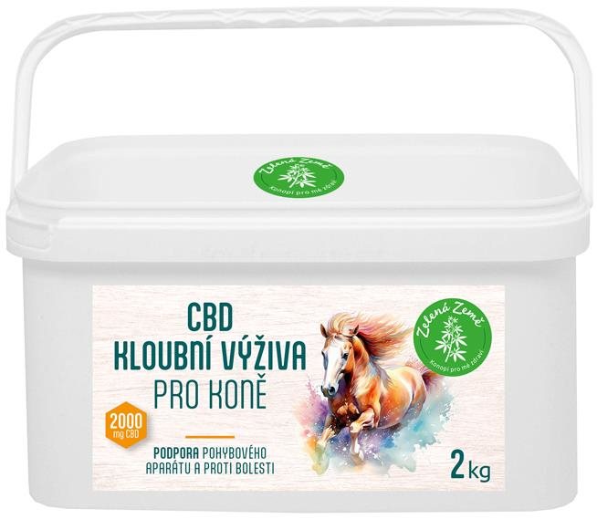 Zelená Země Kĺbová výživa pre kone s CBD 2 kg
