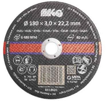 MAGG Rezný kotúč na kov 180 × 3,0 × 22,2 mm