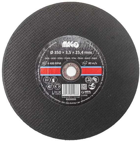 MAGG Rezný kotúč na kov 350 × 3,5 × 25,4 mm