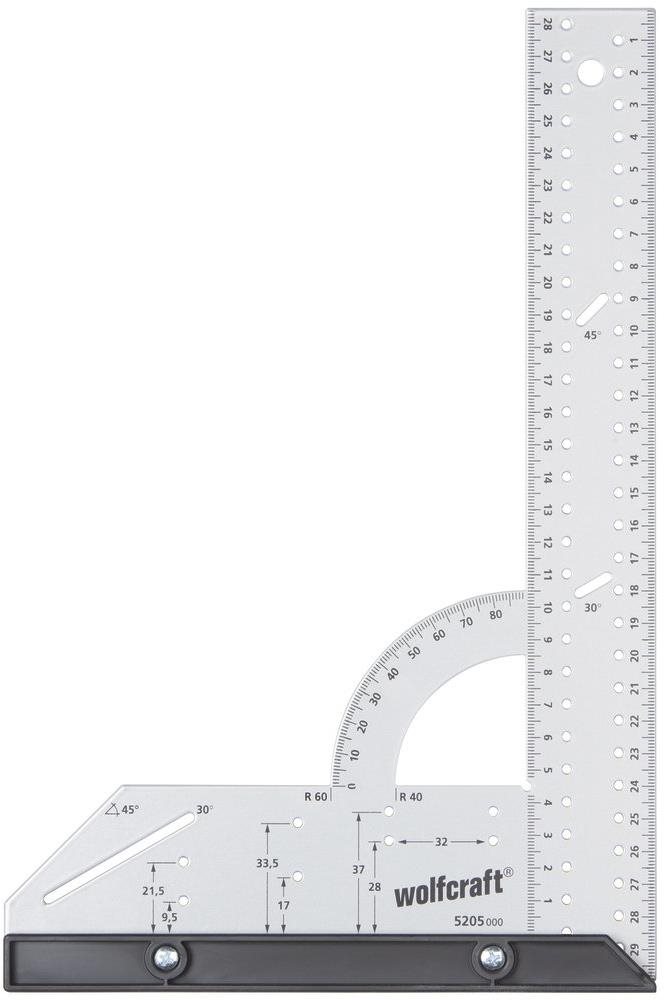 WOLFCRAFT – univerzálny uholník 300 × 200 mm