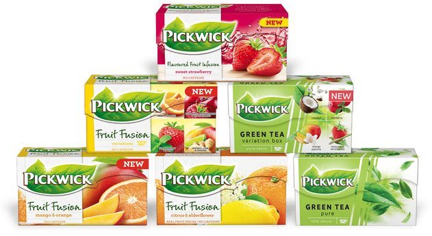 Pickwick mix ovocných a zelených čajov