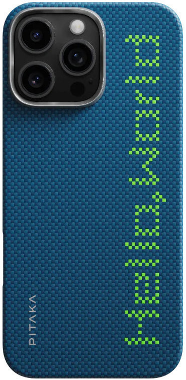 Pitaka Tactile Woven Case Hello World iPhone 16 Pro