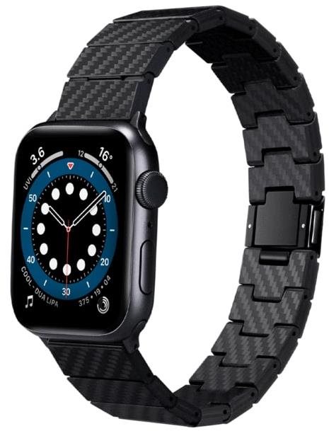 Pitaka Carbon Fiber Strap Black/Grey Apple Watch 42/44/45/Ultra 49mm