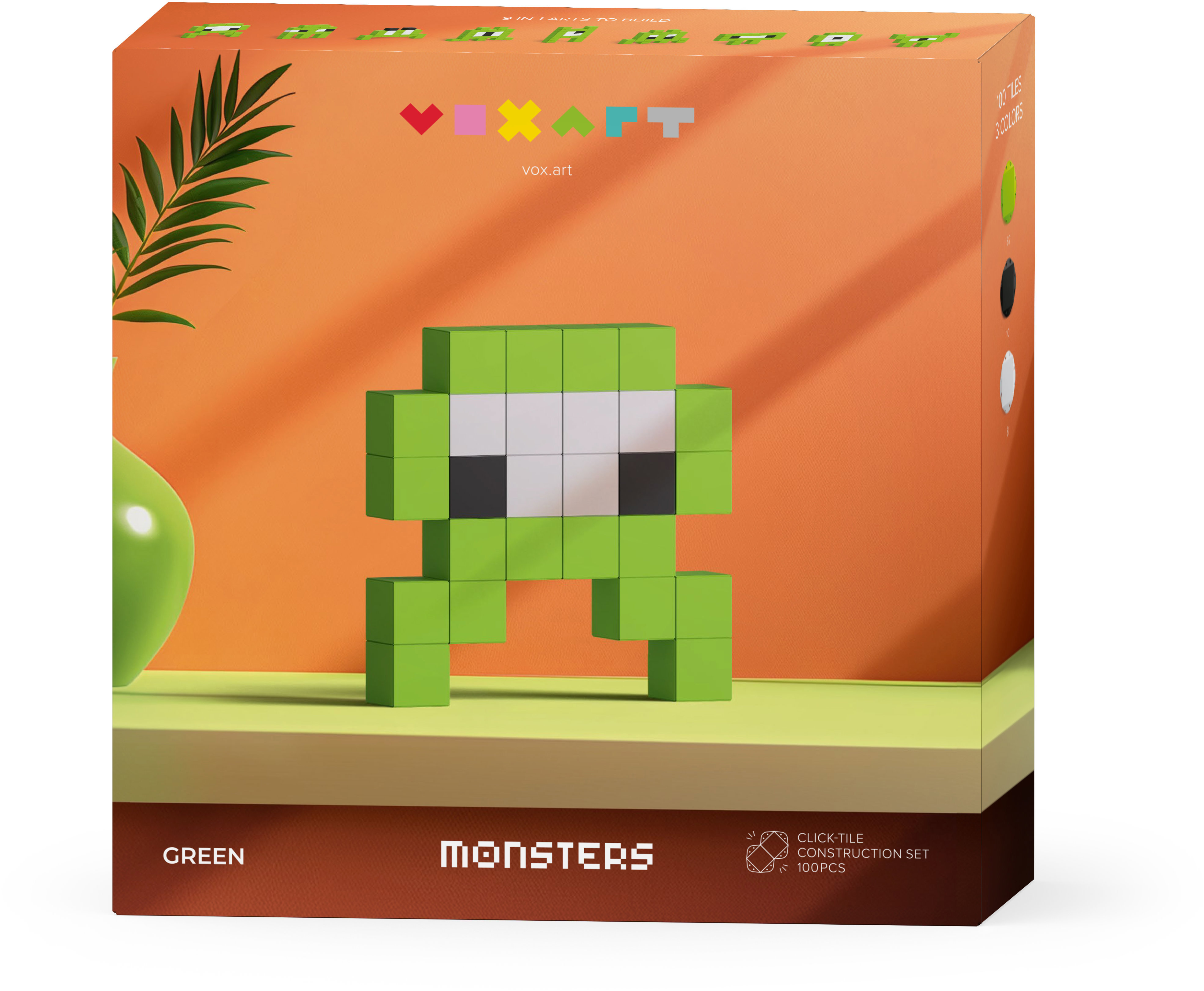 Pixio Voxart – Monsters – Green, Smart Pixel