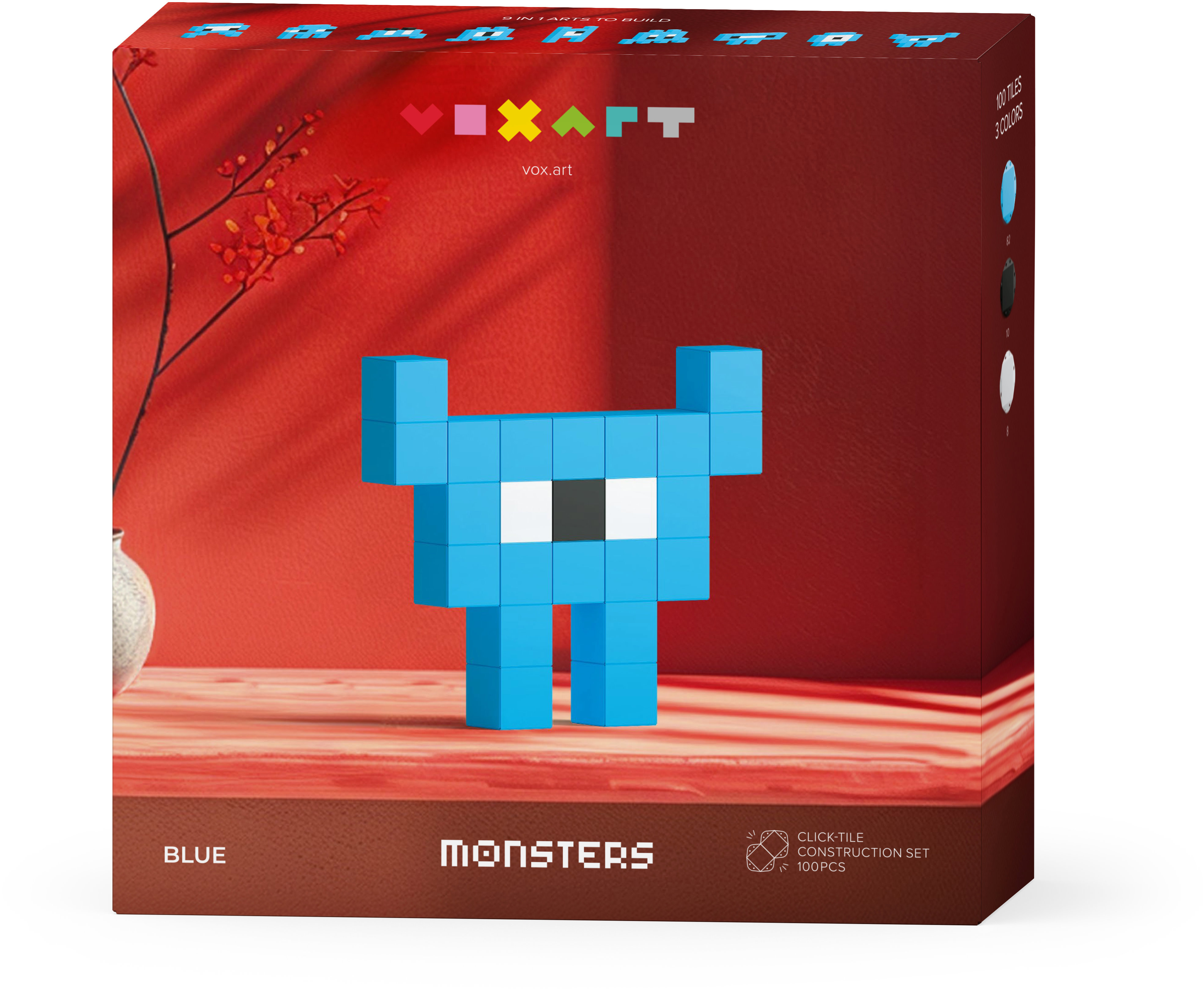 Pixio Voxart – Monsters – Blue, Smart Pixel