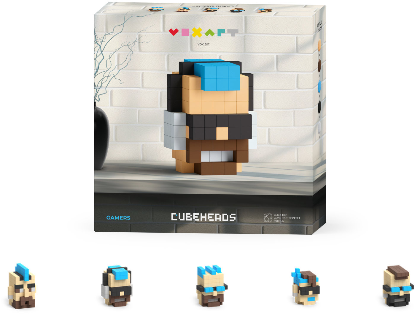 Pixio Voxart – Cubeheads – Gamers, Smart Pixel