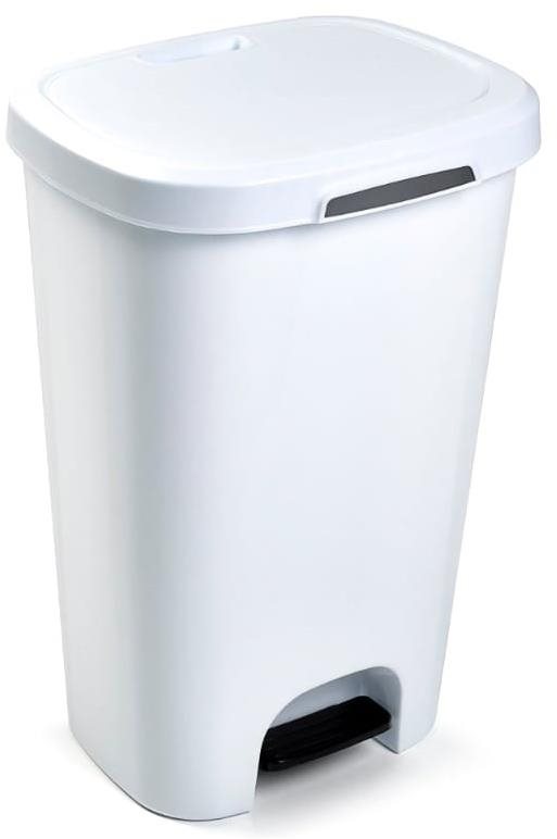 Plastic Forte Kôš na odpad 50 l pedálový biely