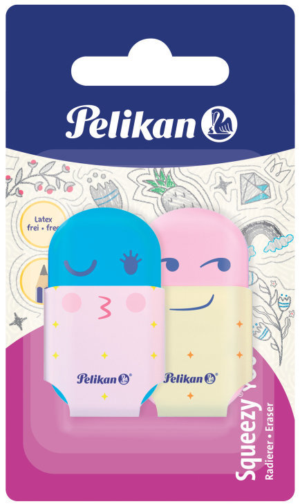 PELIKAN Squeezy You – balenie 2 ks (náhodné motívy)