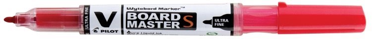 PILOT V-Board Master UF 0,8 mm červený