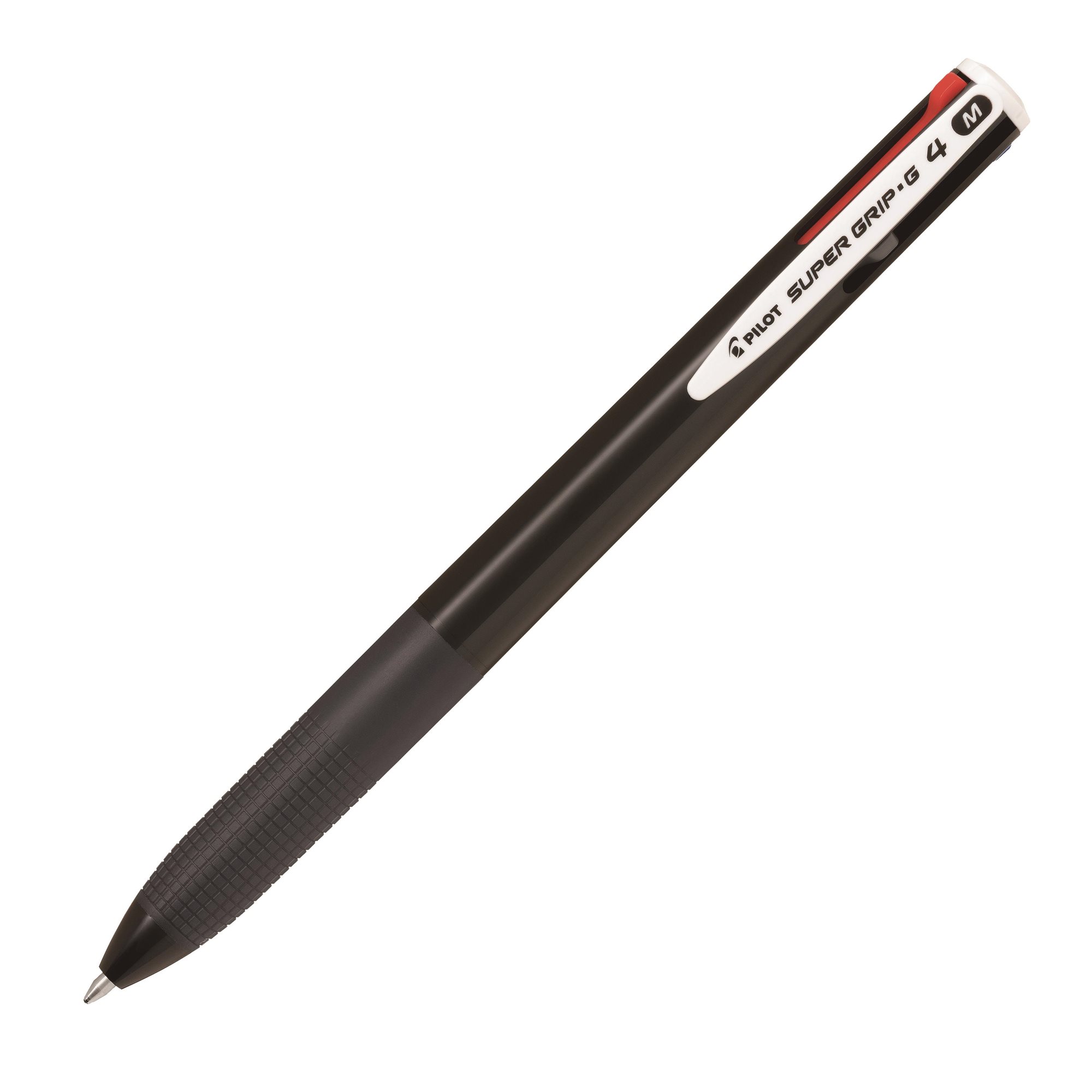 PILOT Super Grip-G4 KP, 4-farebné, čierne