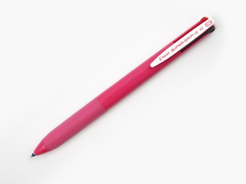 PILOT Super Grip-G4 KP, 4-farebné, ružové