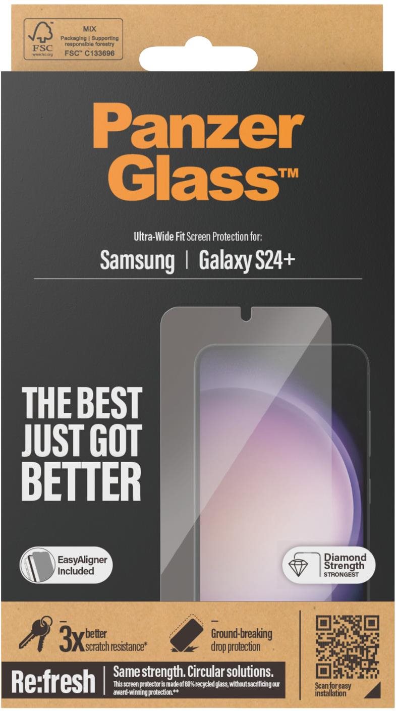 PanzerGlass Samsung Galaxy S24+/S25+ s inštalačným rámčekom