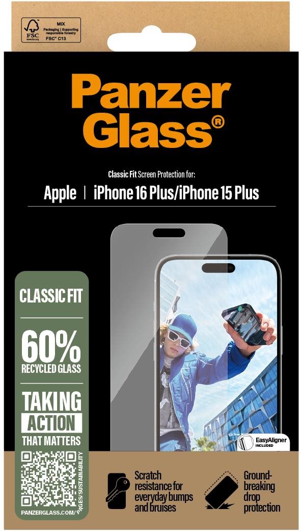 PanzerGlass Apple iPhone 16 Plus Classic Fit
