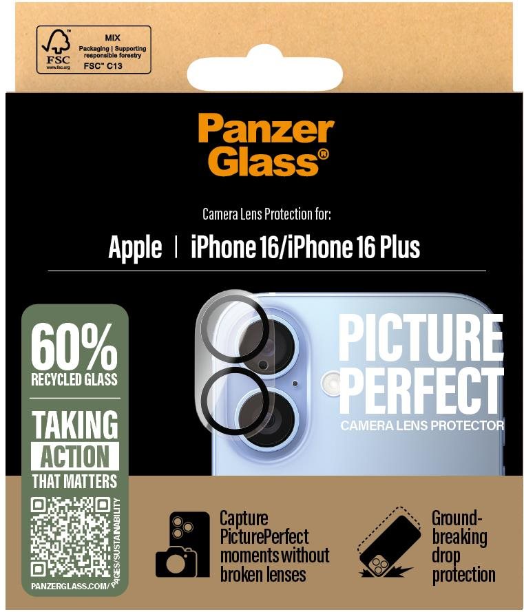 PanzerGlass Camera Apple iPhone 16/16 Plus Picture Perfect