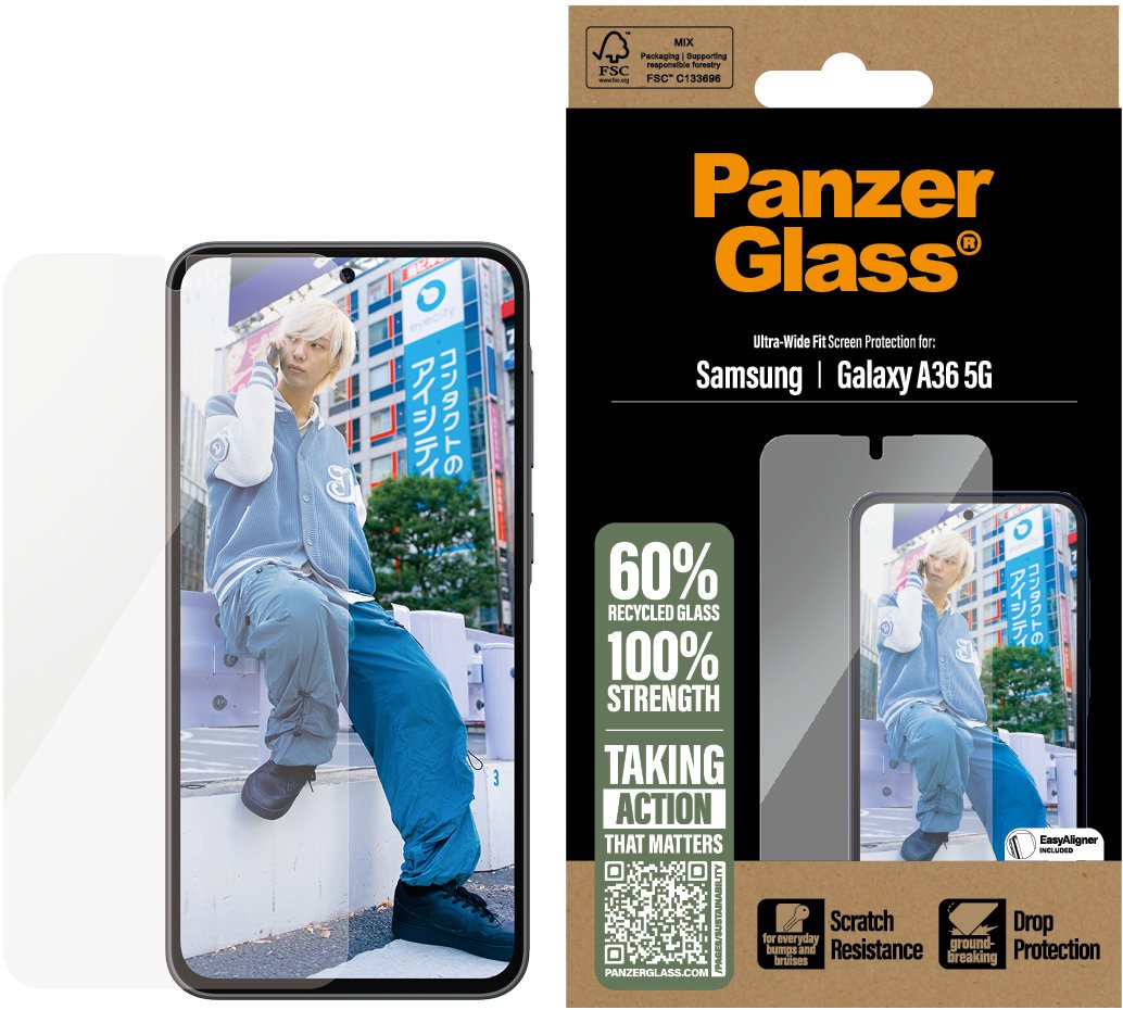 PanzerGlass Samsung Galaxy A36 5G s inštalačným rámikom
