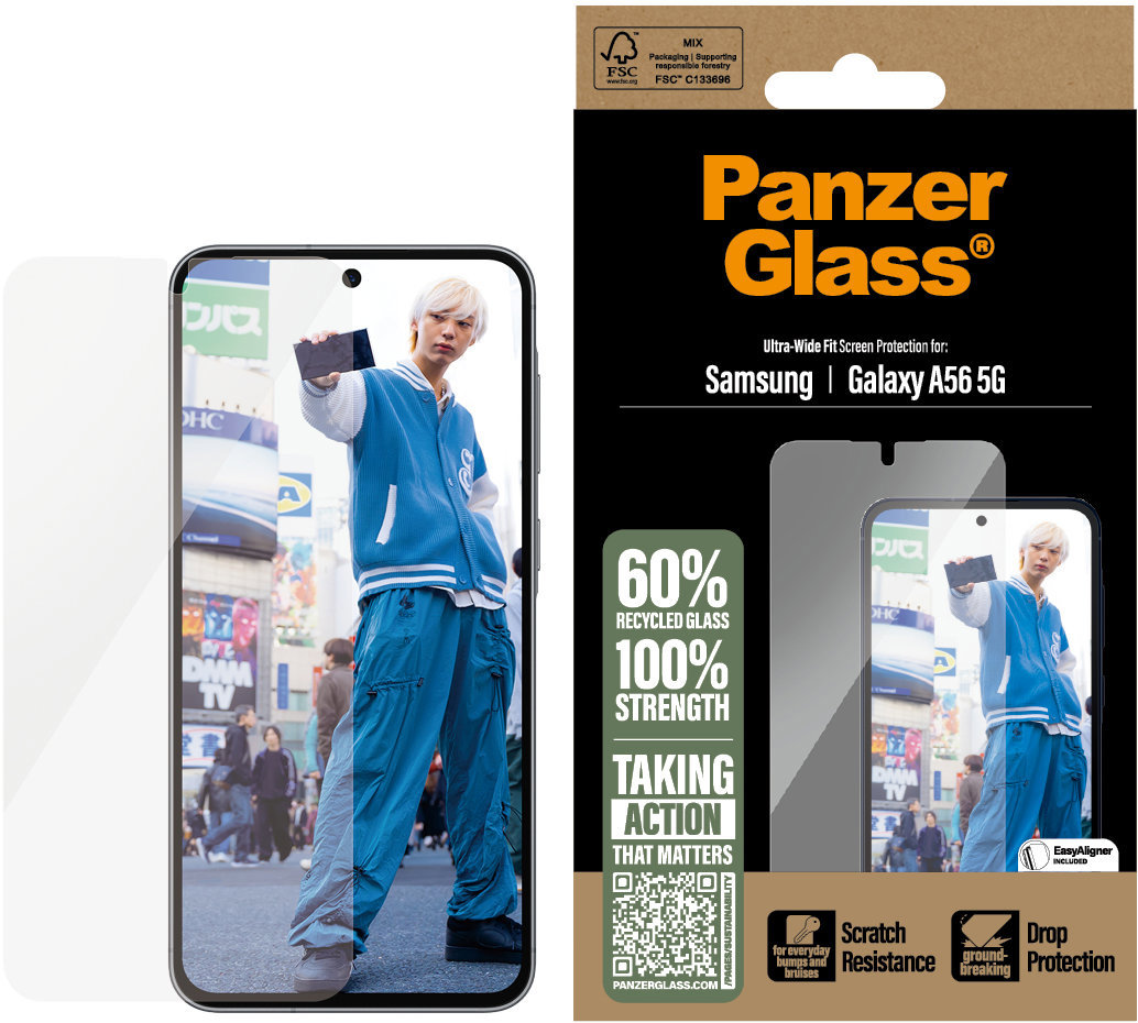 PanzerGlass Samsung Galaxy A56 5G s inštalačným rámikom
