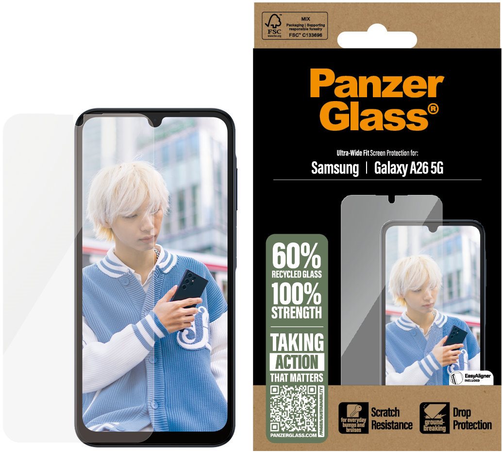 PanzerGlass Samsung Galaxy A26 5G s inštalačným rámikom