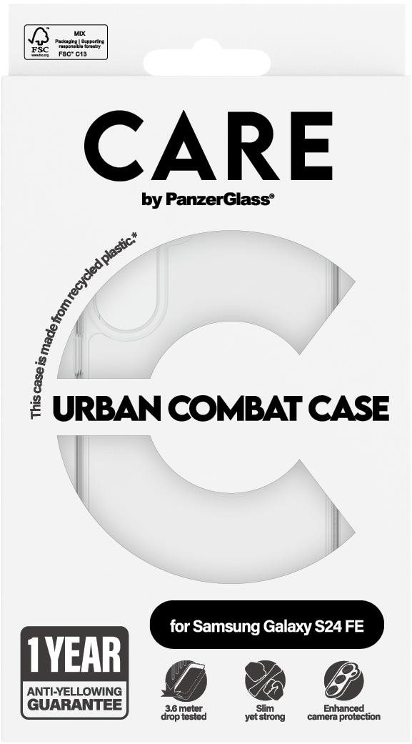 PanzerGlass CARE kryt Samsung Galaxy S24 FE Urban Combat číry