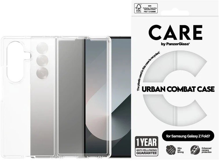 PanzerGlass CARE kryt Samsung Galaxy Z Fold7 Urban číry