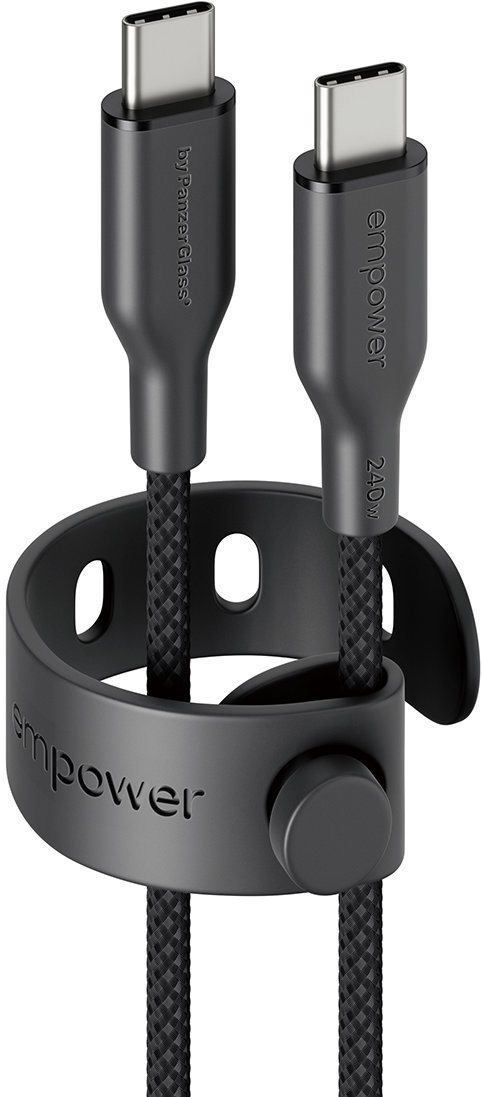 PanzerGlass Empower kábel 240 W USB-C/USB-C, 2 m čierny