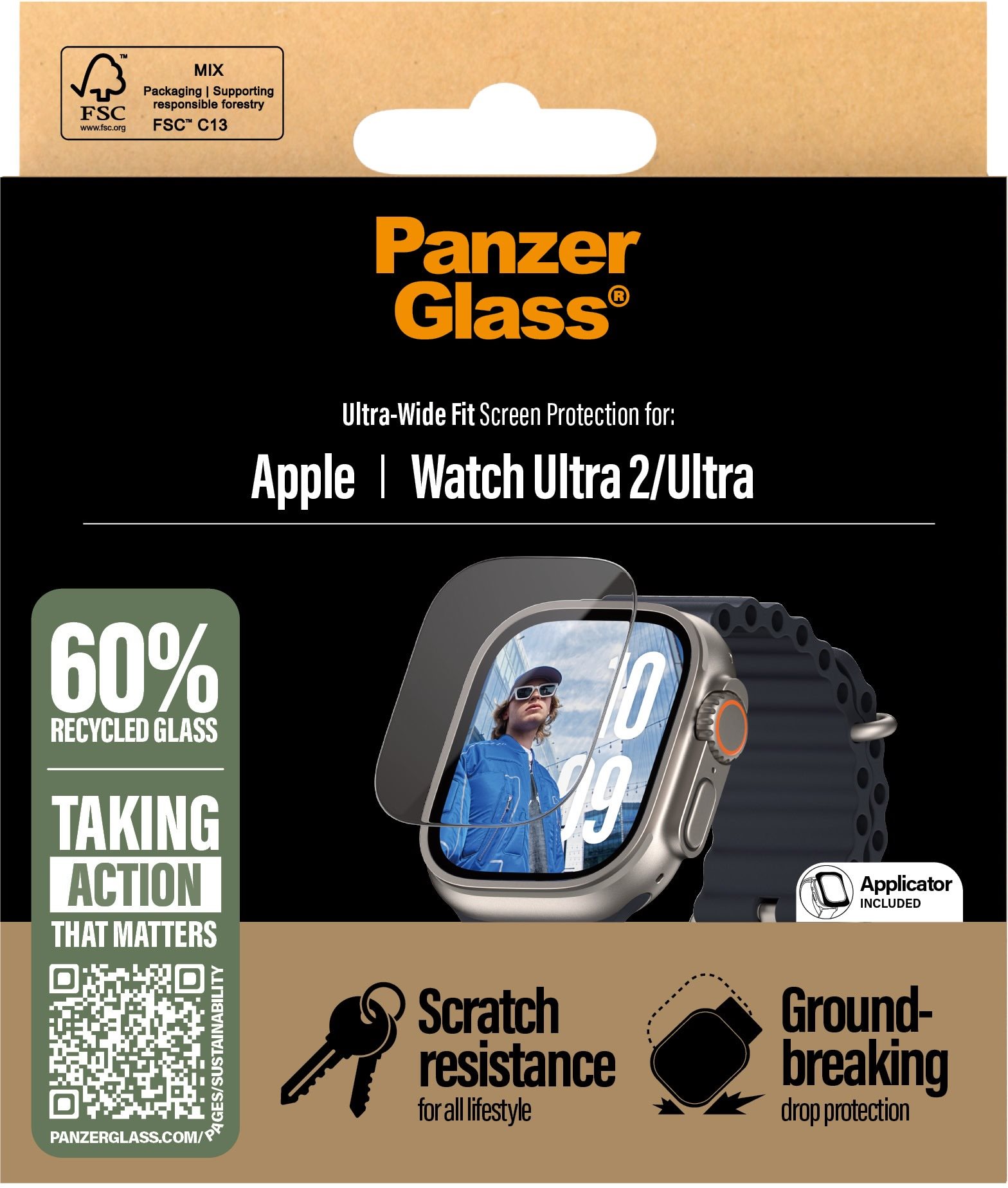 PanzerGlass Apple Watch Ultra 2/Ultra