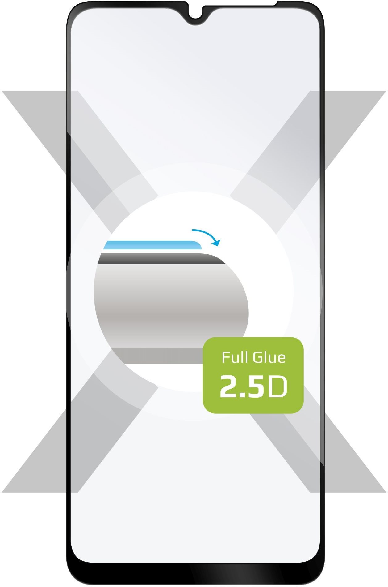FIXED FullGlue-Cover pre Samsung Galaxy A12 čierne