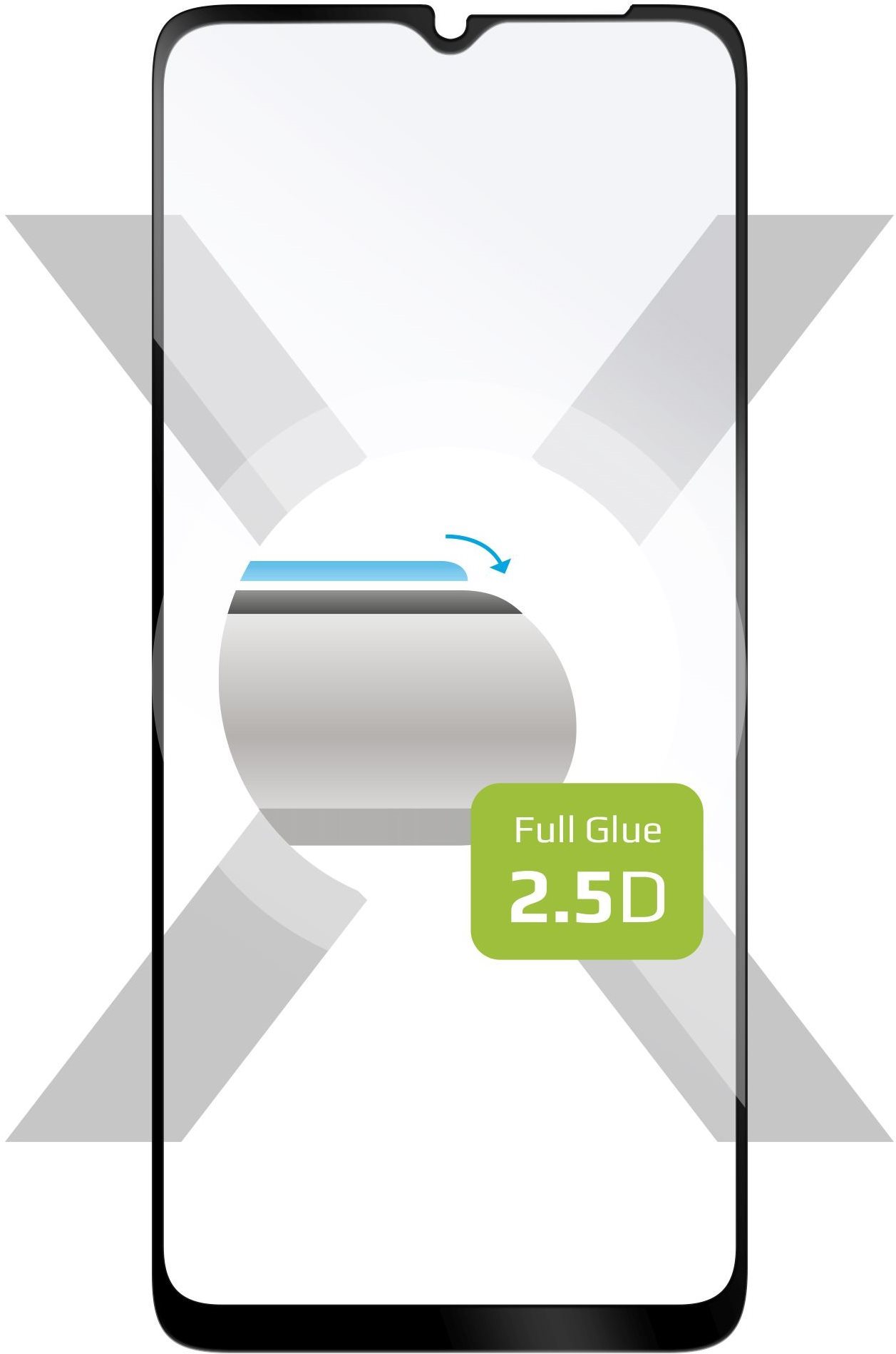 FIXED FullGlue-Cover pre Samsung Galaxy A32 5G čierne