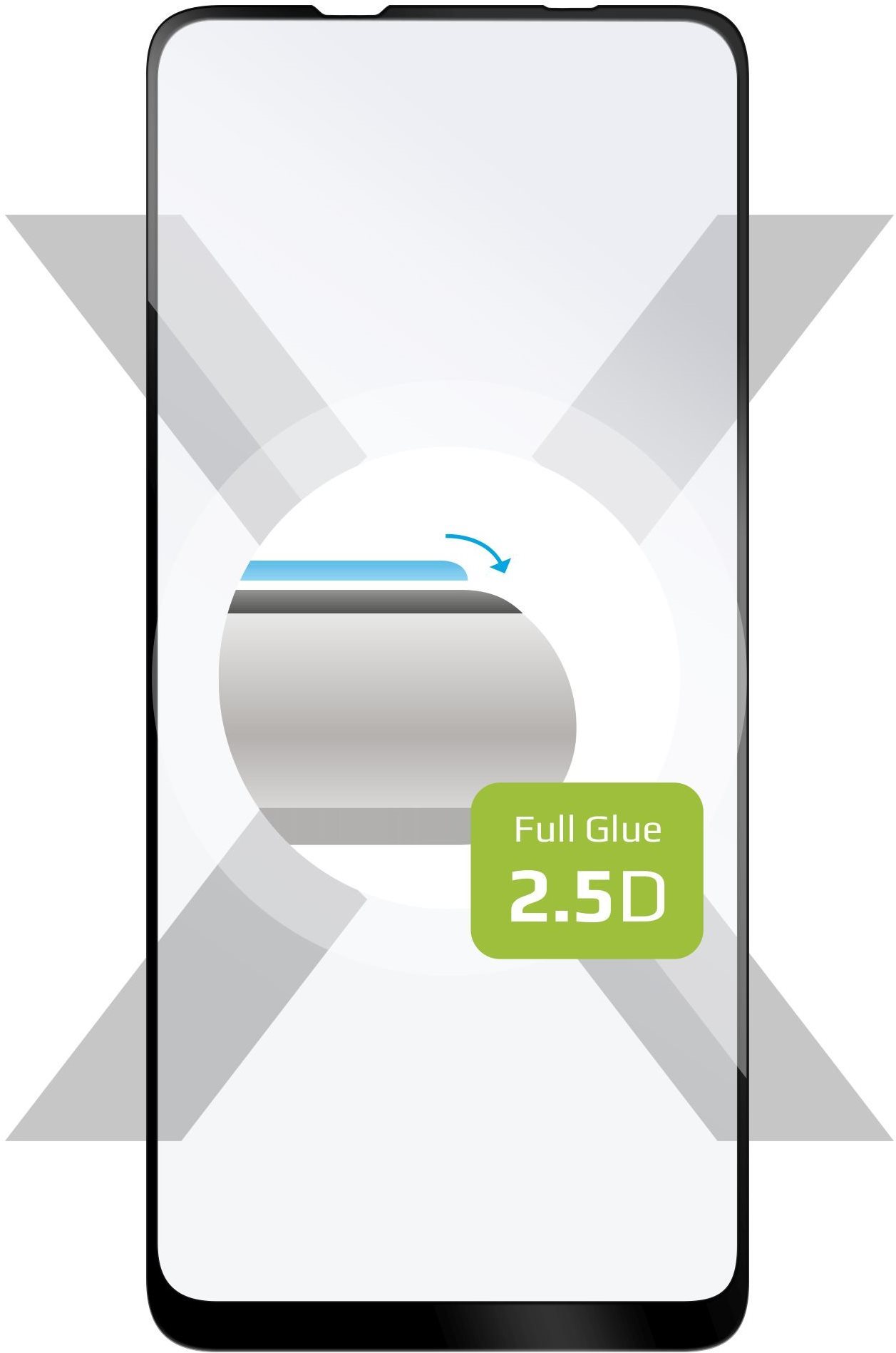 FIXED FullGlue-Cover pre Samsung Galaxy A21s čierne