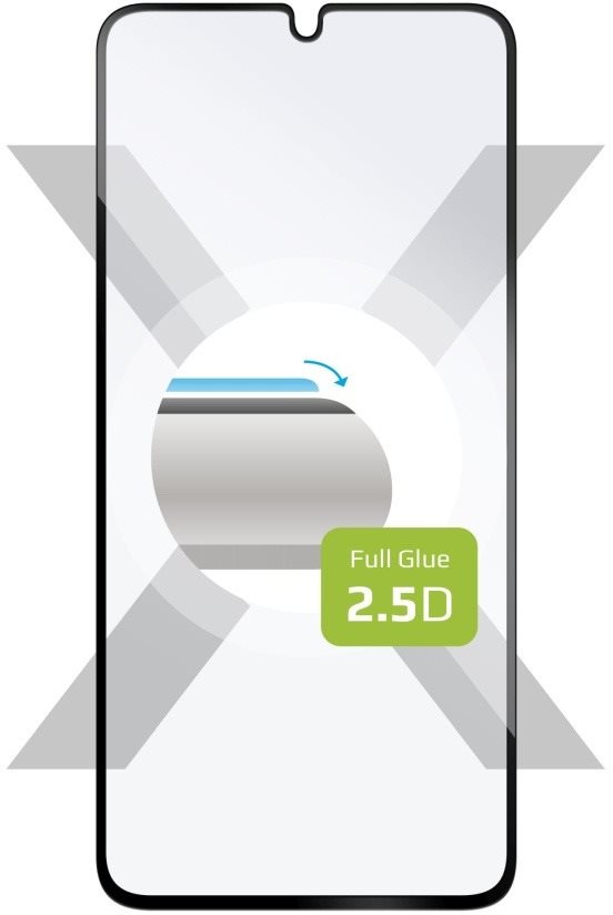 FIXED FullGlue-Cover na Samsung Galaxy A34 5G čierne